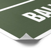 Tableau de bord de baseball personnalisé -36 po x (Coin)