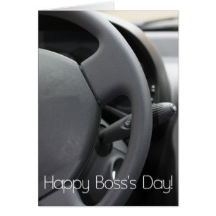 Tableau de bord de la voiture Carte de jour Boss
