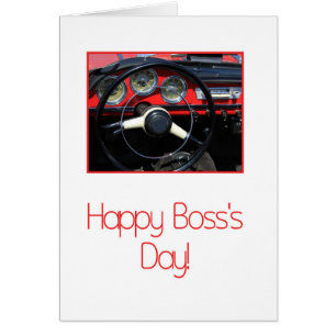 Tableau de bord de la voiture Carte de jour Boss
