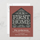 Tableau de bord des nouveaux Faire-part d'adresses (Devant / Derrière)