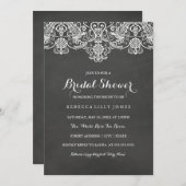 Tableau de bord et dentelle blanche | Invitation d (Devant / Derrière)