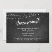 Tableau de bord et feux Faire-part Mariage reporté (Devant)