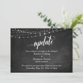 Tableau de bord et feux Faire-part Mariage reporté (Debout devant)