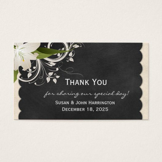 Tableau de bord et Merci blanc Lily (Devant)