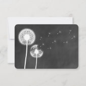 Tableau de bord floral RSVP (jaune) (Dos)