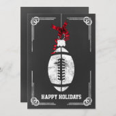 tableau de bord footballeur cartes de Noël (Devant / Derrière)