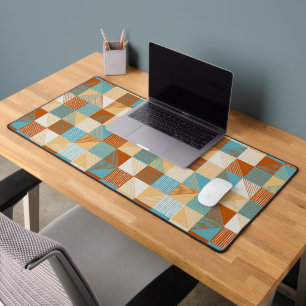 Tableau de bord géométrique avec lignes, Turquoise