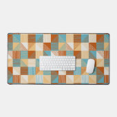 Tableau de bord géométrique avec lignes, Turquoise (Clavier et souris)
