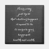 Tableau de bord Ne jamais s'inquiéter Magnet de de (Devant)