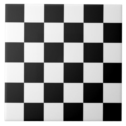 Tableau de bord noir et blanc | Carreaux céramique (Devant)