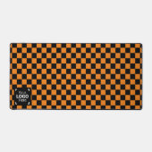 Tableau de bord orange / noir - Votre logo d'entre (Recto)