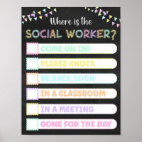 Tableau de bord Où est la porte du travailleur soc
