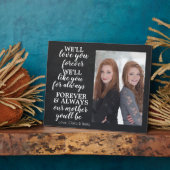 Tableau de bord personnalisé moderne Plaque photo (Côté)