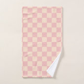 Tableau de bord rose et crème (Serviette à main)