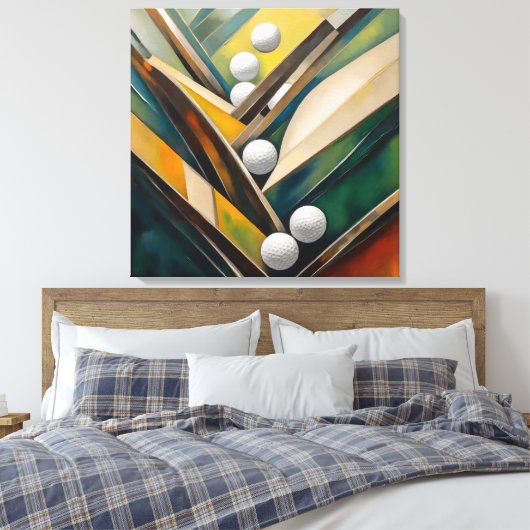 Tableau de boules de golf - Impression d'art en to (Insitu(Chambre))
