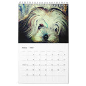 Tableau de calendrier aquarelle (Mar 2027)