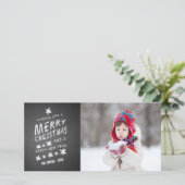TABLEAU DE CHALKBOARD MERRY CHRISTMAS | CARTE PHOT (Debout devant)