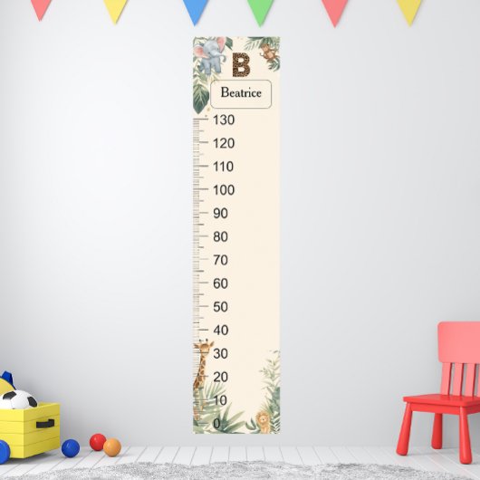 Tableau de croissance B Monogramme personnalisé Sa