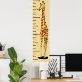 Tableau de croissance de la girafe à long cou Ajou (Bureau à domicile)