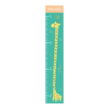 Tableau de croissance de la girafe souriante