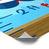 Tableau de croissance de l'ours de garçon Nautique (Coin)