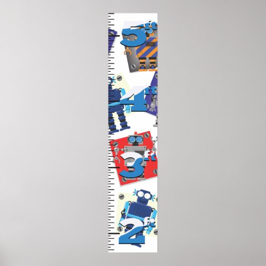 Tableau de croissance de robot (Devant)
