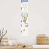 Tableau de croissance montgolfière fantaisiste (Cuisine)