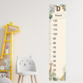 Tableau de croissance personnalisé avec monogramme