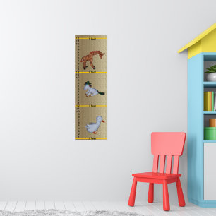 Tableau de croissance - Poupées Canard, Licorne, G