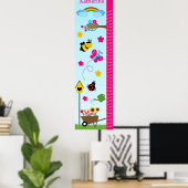 Tableau de croissance pour enfants - Dans le jardi (Bureau à domicile)