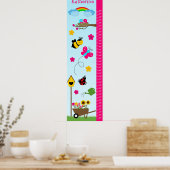 Tableau de croissance pour enfants - Dans le jardi (Cuisine)