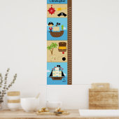 Tableau de croissance pour enfants - Pirates (Cuisine)
