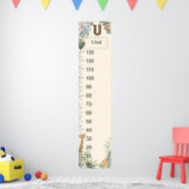 Tableau de croissance U monogramme nom personnalis