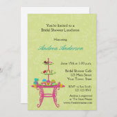 Tableau de dessert, déjeuner nuptiale, invitation (Devant / Derrière)