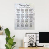 Tableau de disposition de mariage à 16 tables Whit (Bureau à domicile)