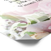 Tableau de disposition de mariage floral de printe (Coin)