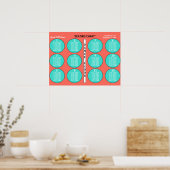 Tableau de disposition de table de mariage Corail (Cuisine)