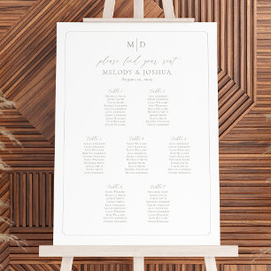 Tableau de disposition des places Monogramme 7 Tab