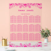 tableau de disposition des sièges de mariage de ja (Mariage)