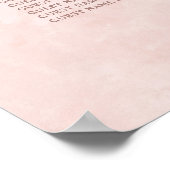 Tableau de disposition des sièges de mariage Rose (Coin)