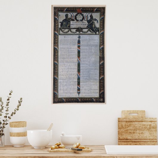 Tableau de la Déclaration des droits de l'homme (Cuisine)