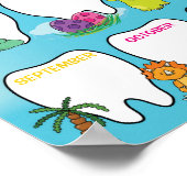 Tableau de la dentition en classe dans le thème Di (Coin)