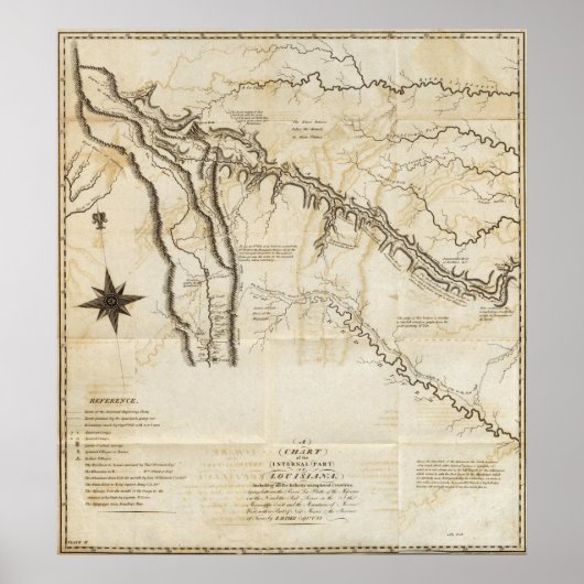 Tableau de la partie interne de la Louisiane (Devant)