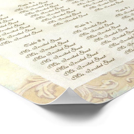 Tableau de la réception, Côte du cheval de mer (Coin)