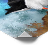 Tableau de l'affiche d'oiseaux de l'Atlantique (Coin)