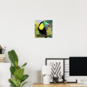 Tableau de l'affiche d'oiseaux Toco Toucan (Bureau à domicile)