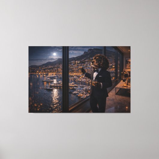 Tableau de luxe de Cockapoo – Toile de chien de Mo (Recto)