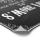 Tableau de mariage Chalkboard S'more Bar (Coin)