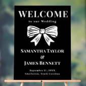 Tableau de mariage classique en noir et blanc (Neutre)