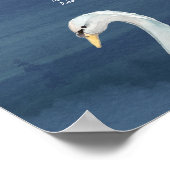 Tableau de Mariage du cygne floral blanc (Coin)